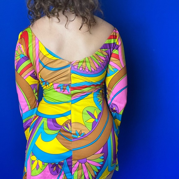 Mini hippie style dress - Picture 3 of 4